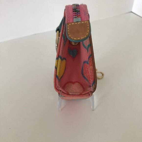 Dooney & Bourke Vintage Coin Purse / Wallet with Keychain - Picture 2 of 6